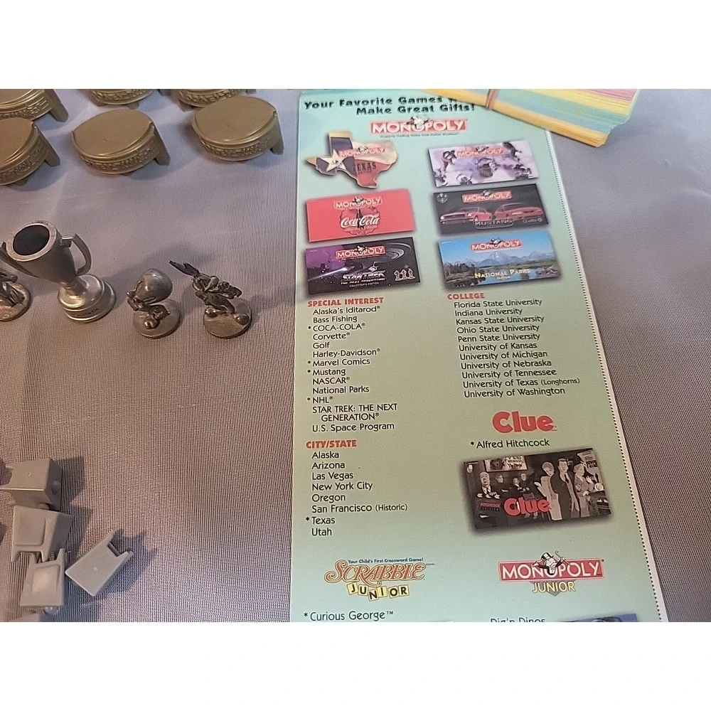 1999 Looney Tunes Monopoly Official Classic‎ Cartoon Limited Edition Vtg